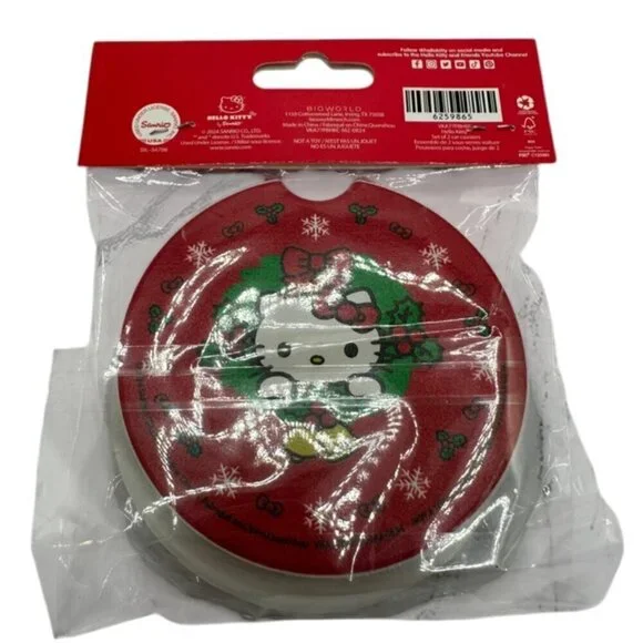 Hello Kitty Car Coasters - 2 Pack - Brand New! - Picture 2 of 4